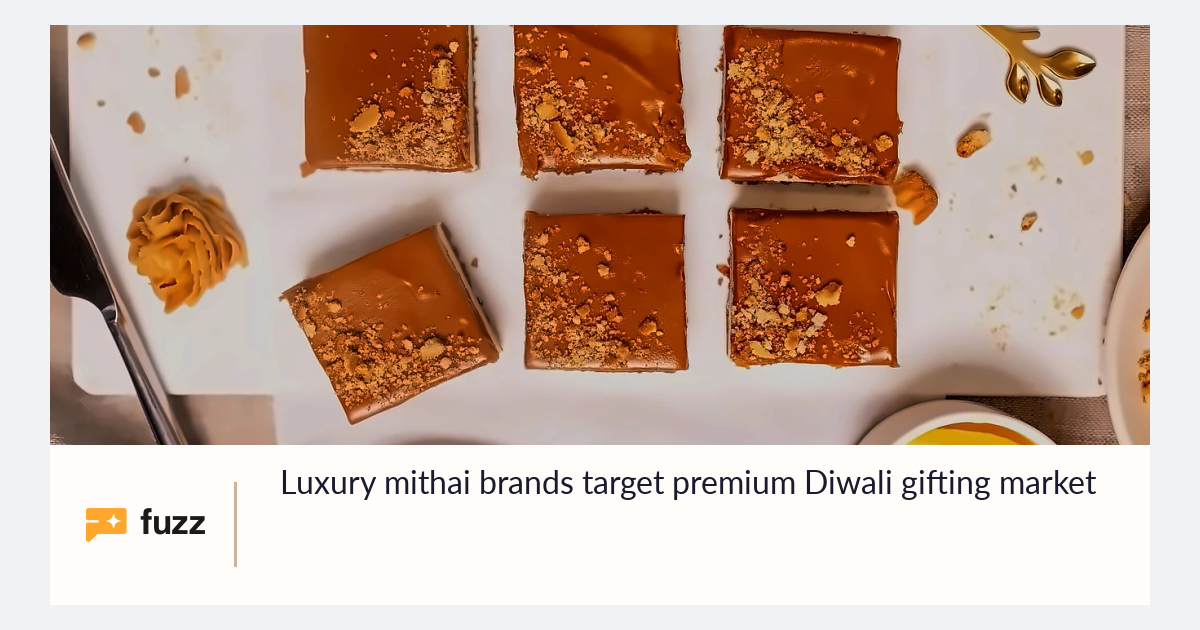 Luxury mithai brands target premium Diwali gifting market