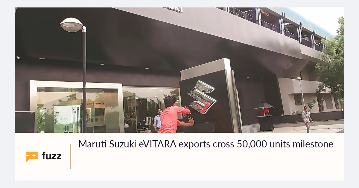 Maruti Suzuki eVITARA exports cross 50,000 units milestone