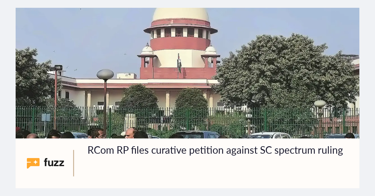 RCom RP files curative petition against SC spectrum ruling