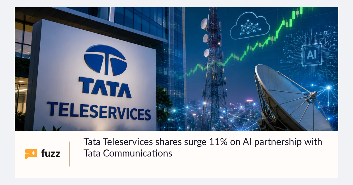 Tata Teleservices shares surge 11% on AI partnership with Tata ...