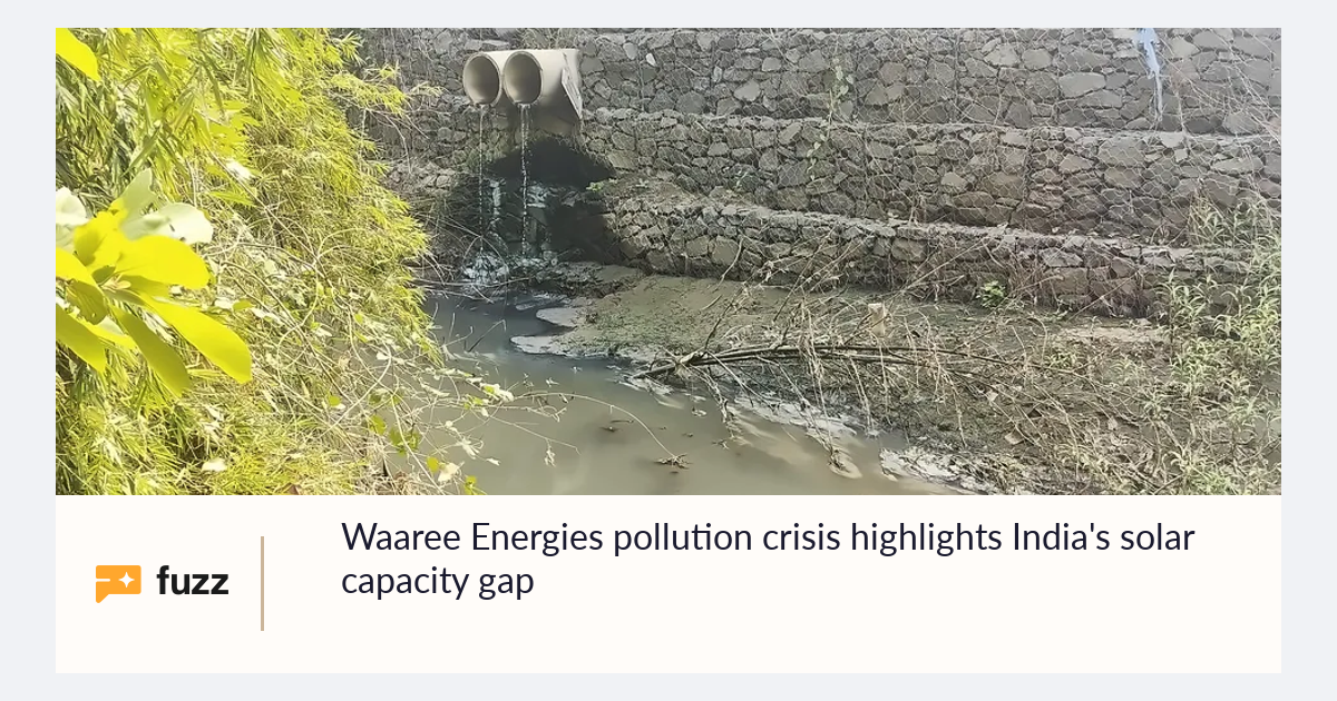 Waaree Energies pollution crisis highlights India's solar capacity gap