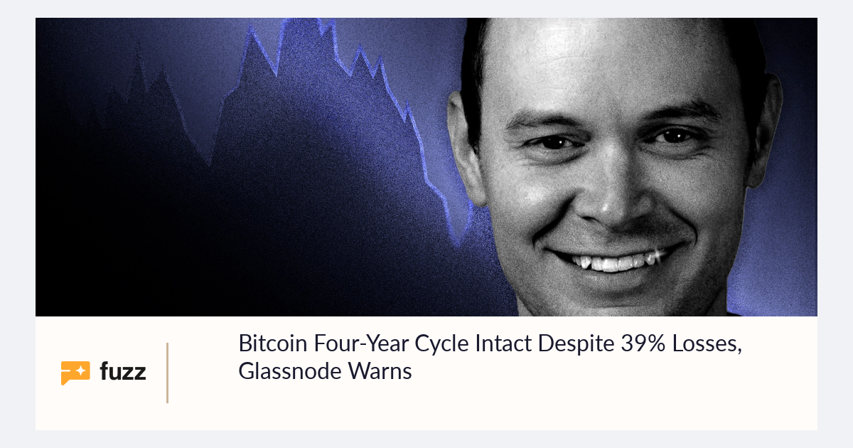 Bitcoin Four-Year Cycle Intact Despite 39% Losses, Glassnode Warns