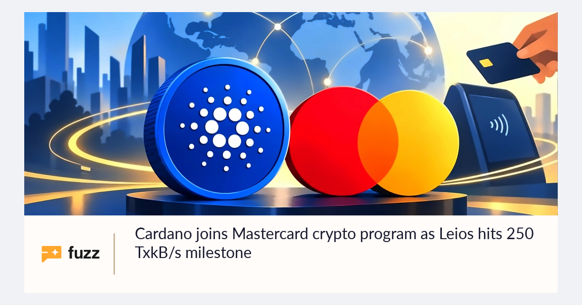 Cardano joins Mastercard crypto program as Leios hits 250 TxkB/s milestone