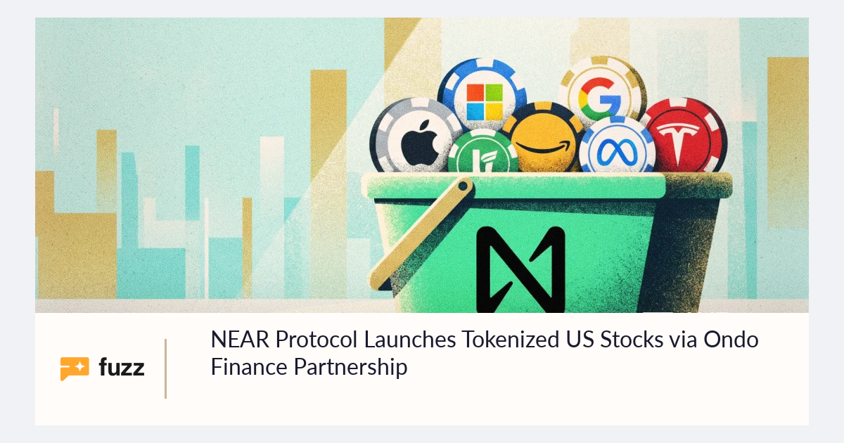 NEAR Protocol Launches Tokenized US Stocks via Ondo Finance Partnership