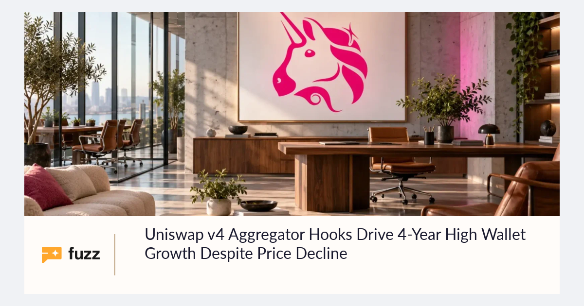 Uniswap v4 Aggregator Hooks Drive 4-Year High Wallet Growth Despite ...