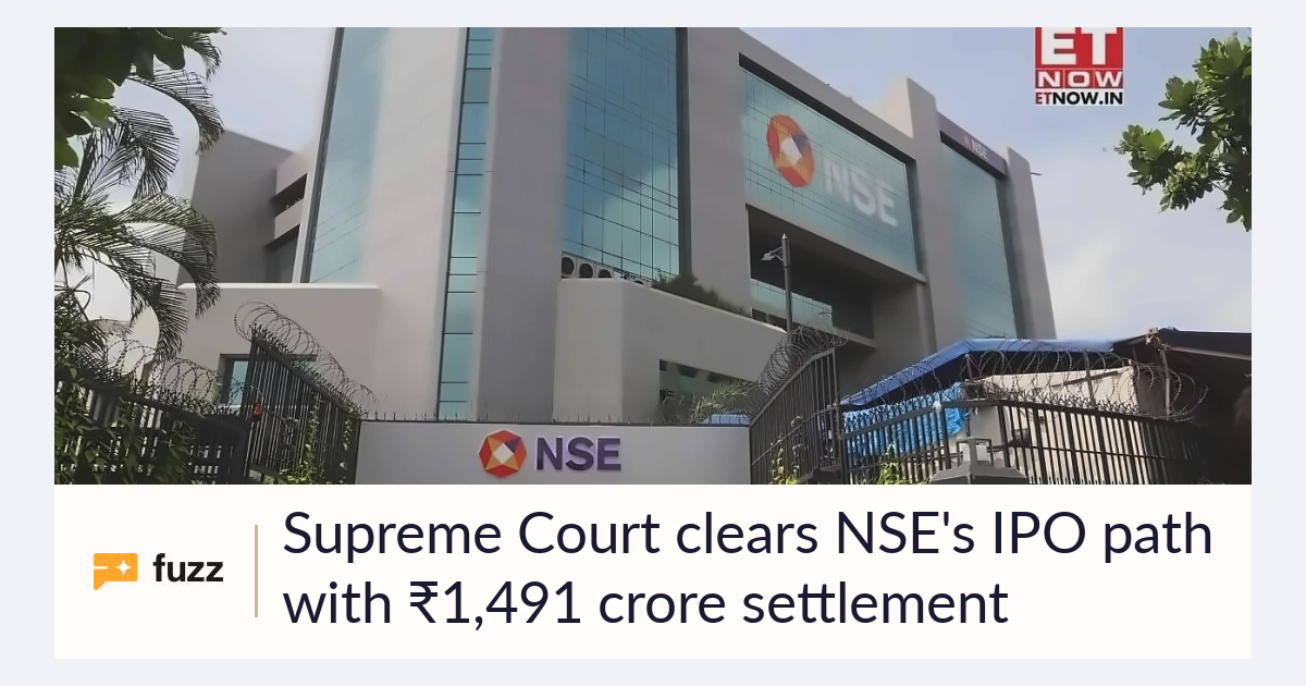 Supreme Court Clears NSE s IPO Path With 1 491 Crore Settlement supreme-court-clears-nse-s-ipo-path-with-1-491-crore-settlement