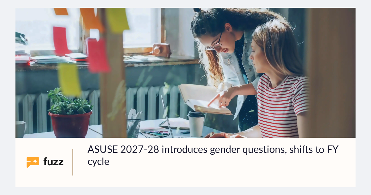 ASUSE 2027-28 introduces gender questions, shifts to FY cycle