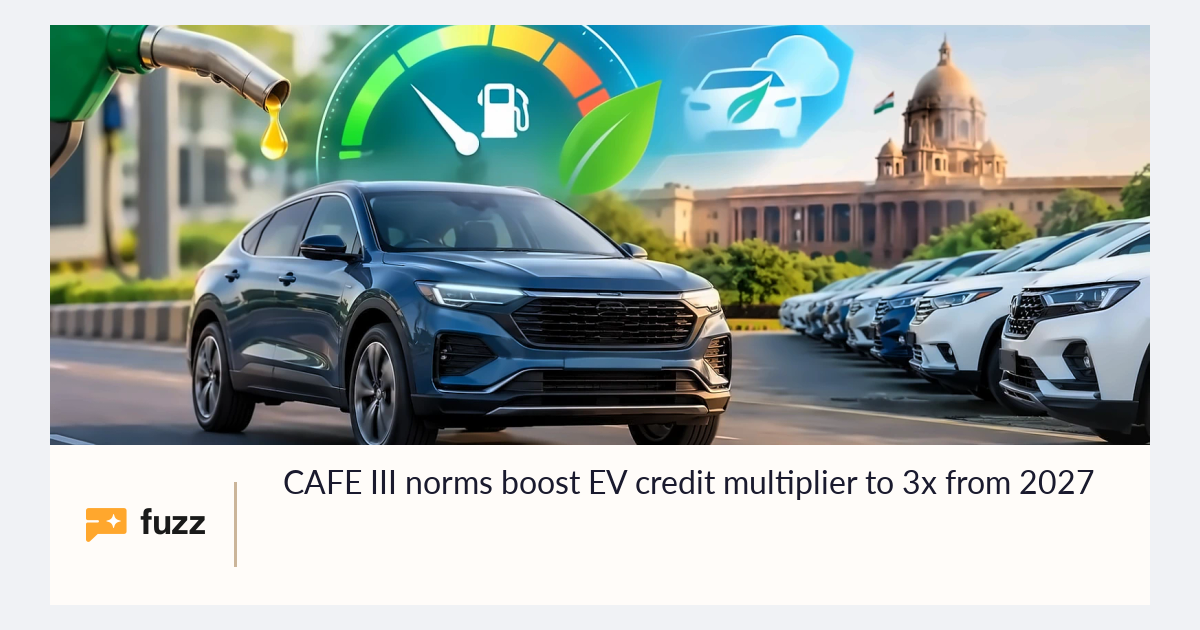 CAFE III norms boost EV credit multiplier to 3x from 2027