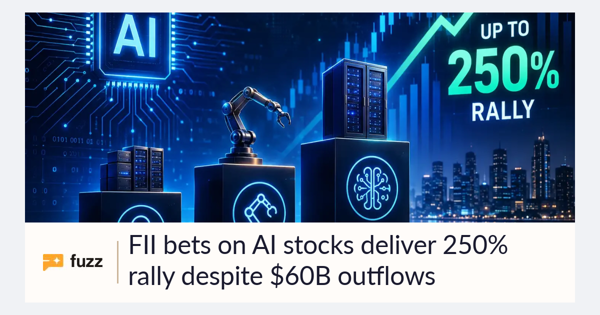 Inversing Graph FII bets on AI stocks deliver 250% rally despite $60B outflows