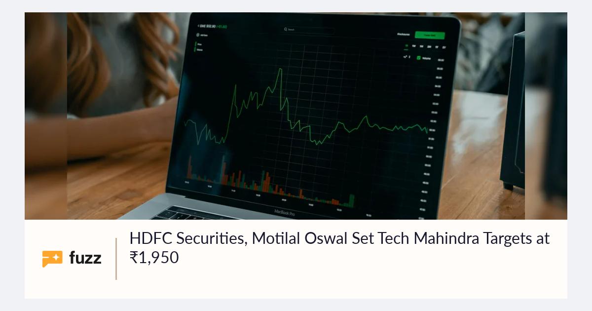 HDFC Securities, Motilal Oswal Set Tech Mahindra Targets at ₹1,950