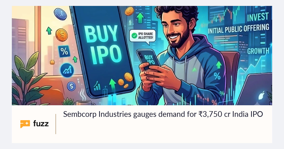 Sembcorp Industries gauges demand for ₹3,750 cr India IPO