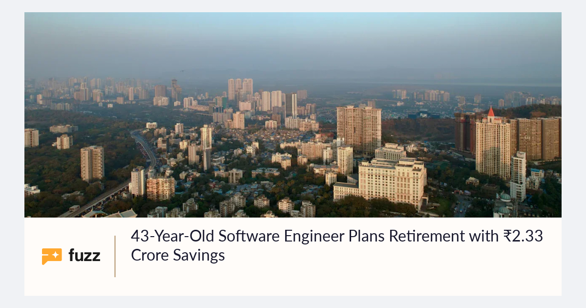 43-Year-Old Software Engineer Plans Retirement with ₹2.33 Crore Savings