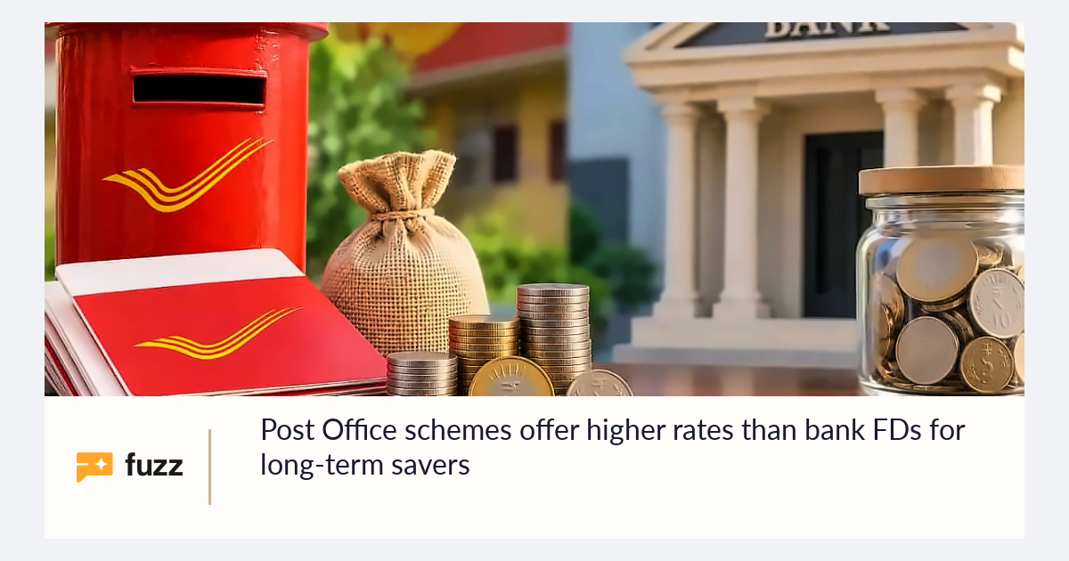 Post Office schemes offer higher rates than bank FDs for long-term savers