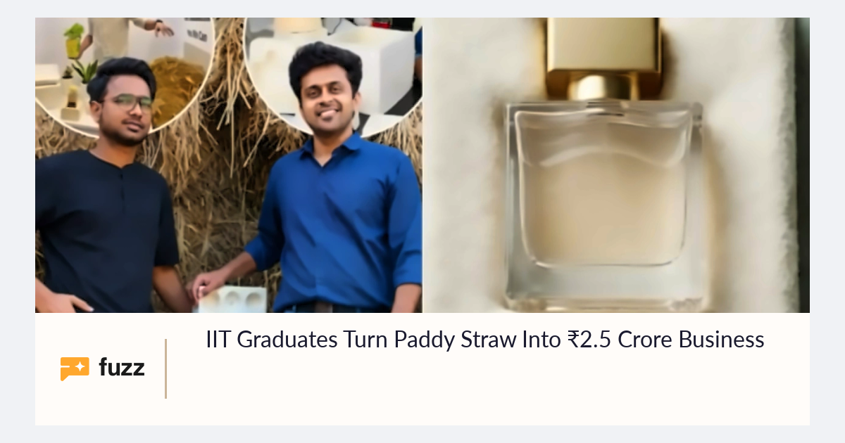 IIT Graduates Turn Paddy Straw Into ₹2.5 Crore Business