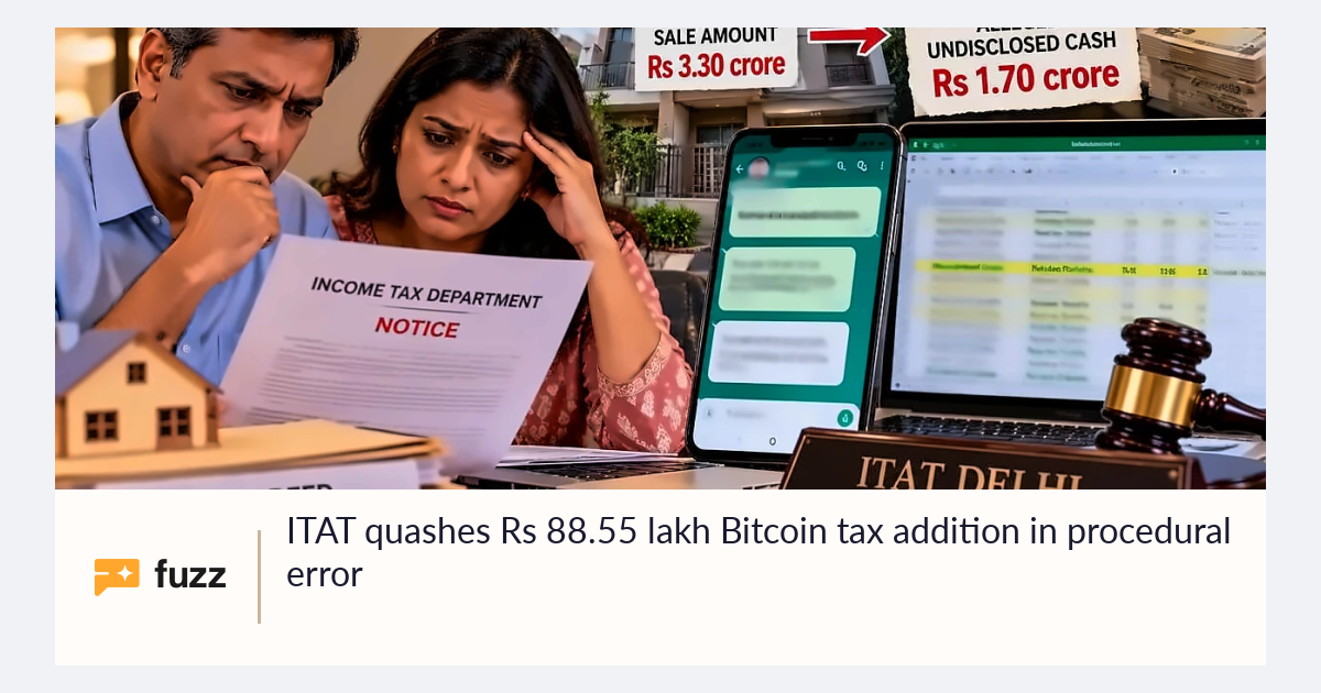 ITAT quashes Rs 88.55 lakh Bitcoin tax addition in procedural error