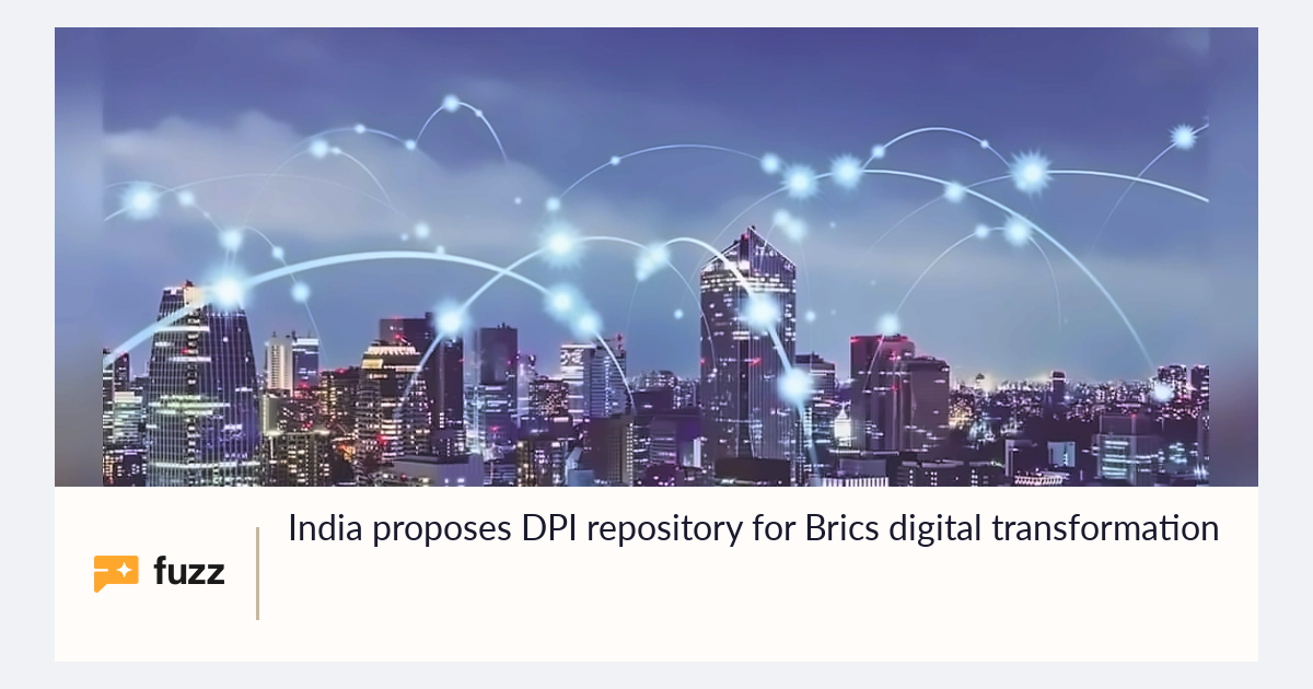 India proposes DPI repository for Brics digital transformation