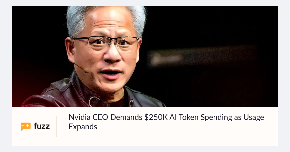Nvidia CEO Demands $250K AI Token Spending as Usage Expands